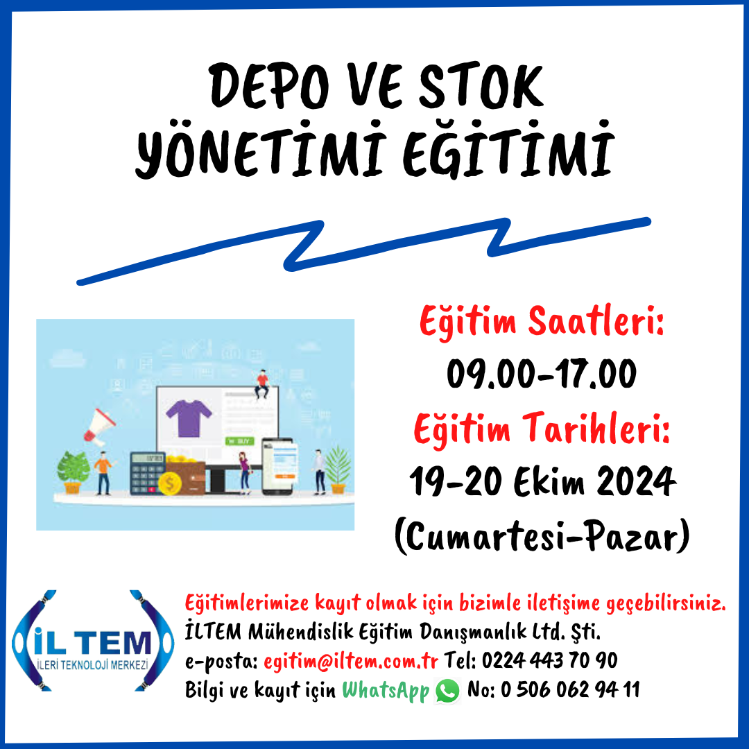 DEPO VE STOK YNETM ETM 19-20 Ekim 2024 BURSA